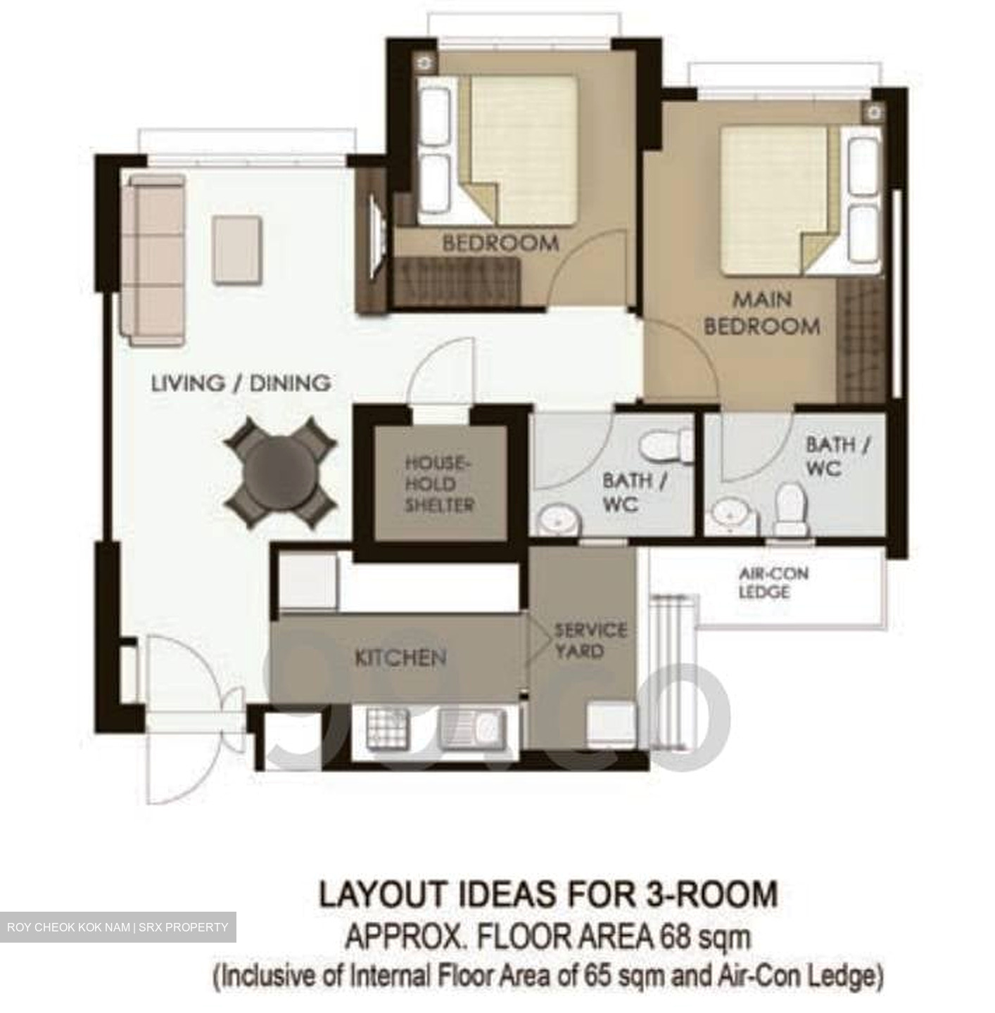 Blk 289A Compassvale Cape (Sengkang), HDB 3 Rooms #589750071